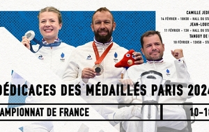 Dédicaces des Médaillés Paris 2024 au CNTS