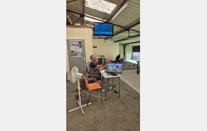 Gérard et Pierrot au contrôle informatique des épreuves carabines 50m