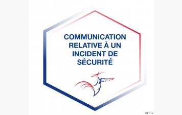 Communication relative à un incident de sécurité