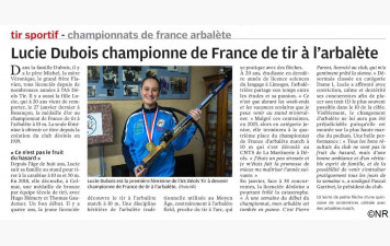 Lucie a les honneurs de la Nouvelle République