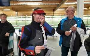 Quand Lucie apprend sa Qualif en Finale Arbalète Match...